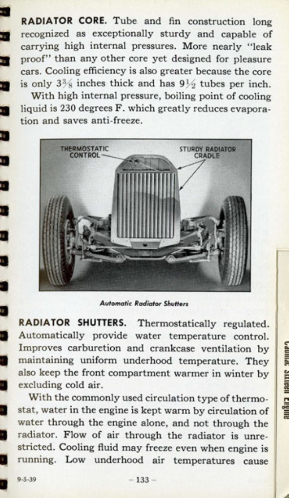 1940 Cadillac LaSalle Data Book Page 122